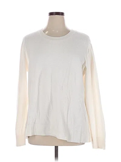 Pre-owned Gap Pullover Sweater In White