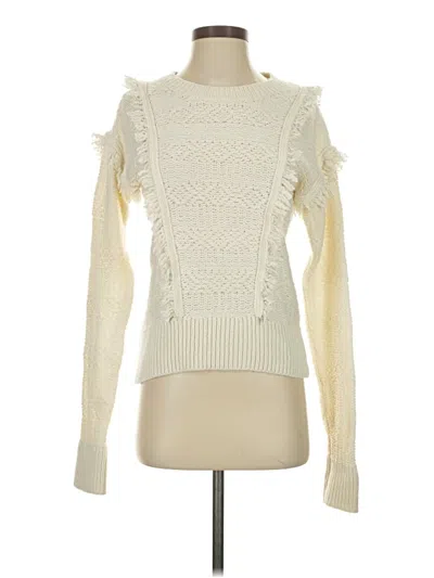 Pre-owned Gap Pullover Sweater In White