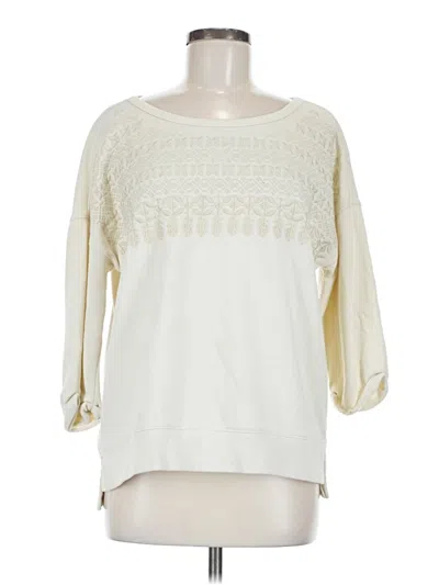 Pre-owned Gap Pullover Sweater In White