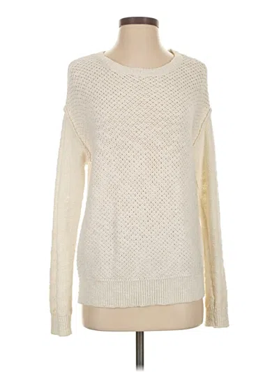 Pre-owned Gap Pullover Sweater In White