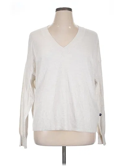 Pre-owned Gap Pullover Sweater In White