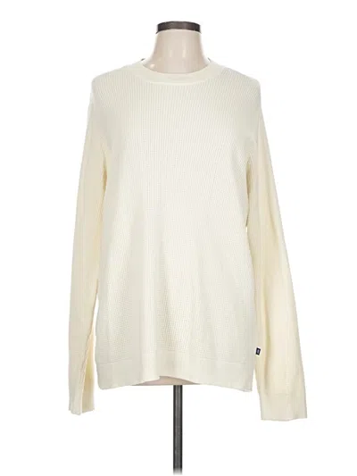 Pre-owned Gap Pullover Sweater In White