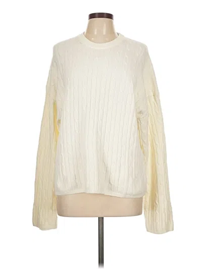 Pre-owned Gap Pullover Sweater In White