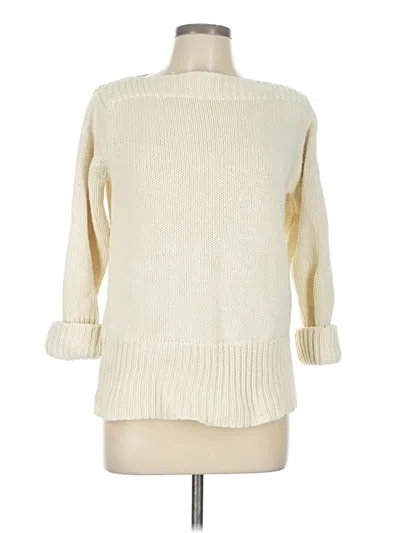 Pre-owned Gap Pullover Sweater In White