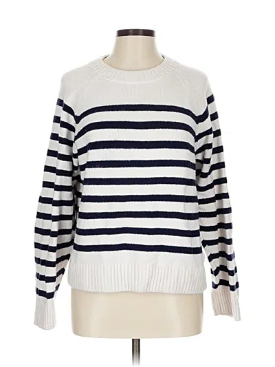 Pre-owned Gap Pullover Sweater In White