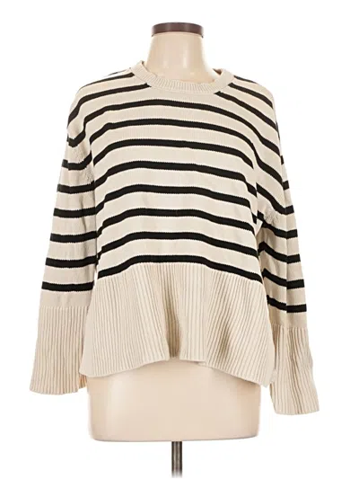 Pre-owned Gap Pullover Sweater In White