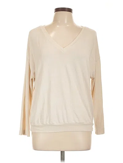 Pre-owned Gap Pullover Sweater In White