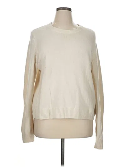 Pre-owned Gap Pullover Sweater In White