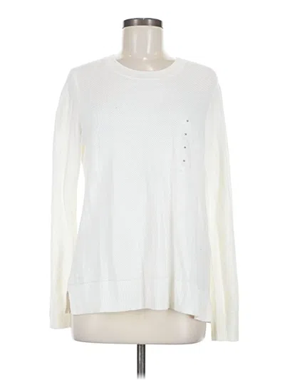 Pre-owned Gap Pullover Sweater In White