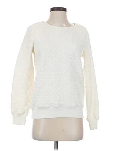 Pre-owned Gap Pullover Sweater In White
