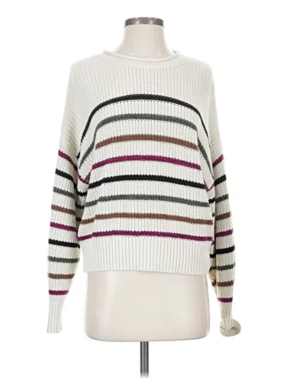Pre-owned Gap Pullover Sweater In White