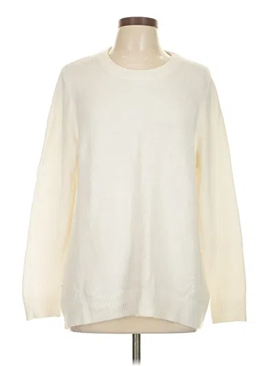 Pre-owned Gap Pullover Sweater In White