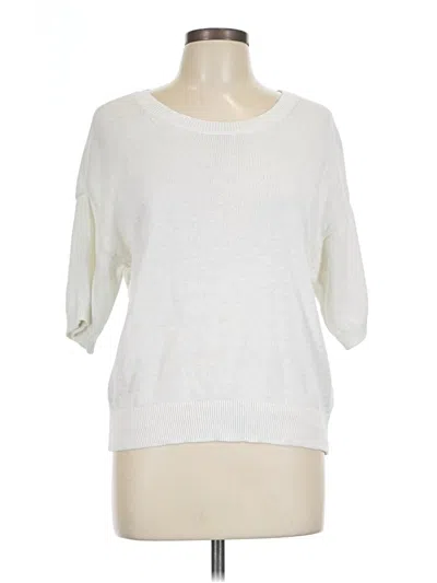 Pre-owned Gap Pullover Sweater In White