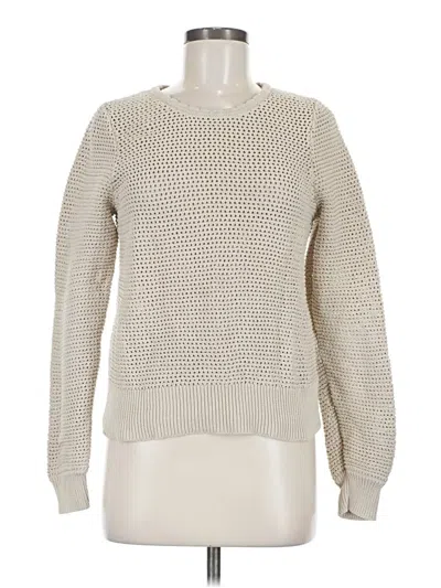 Pre-owned Gap Pullover Sweater In White
