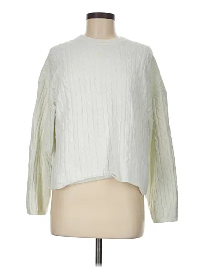 Pre-owned Gap Pullover Sweater In White