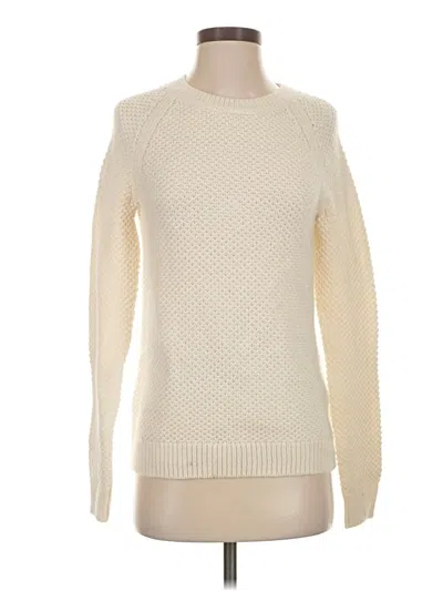 Pre-owned Gap Pullover Sweater In White