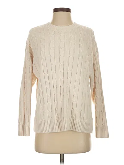 Pre-owned Gap Pullover Sweater In White