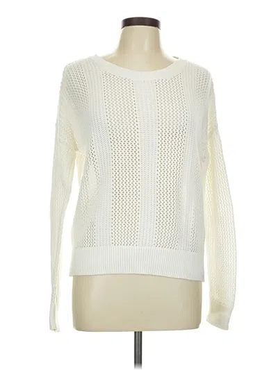 Pre-owned Gap Pullover Sweater In White