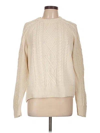 Pre-owned Gap Pullover Sweater In White