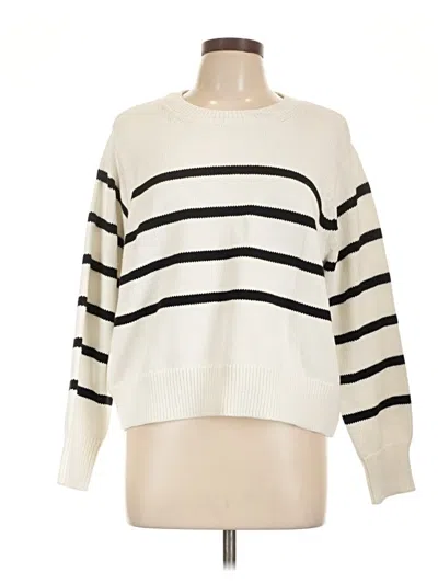 Pre-owned Gap Pullover Sweater In White