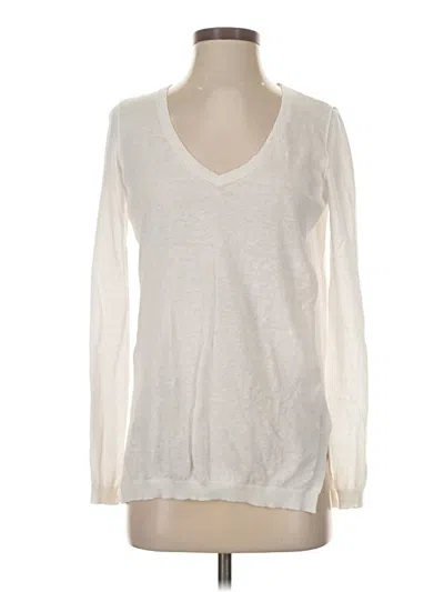 Pre-owned Gap Pullover Sweater In White