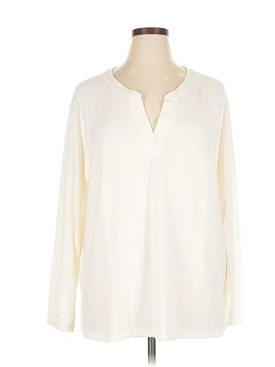 Pre-owned Gap Pullover Sweater In White
