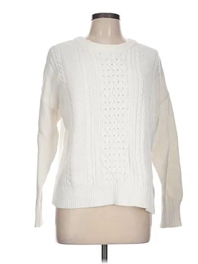 Pre-owned Gap Pullover Sweater In White