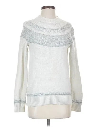 Pre-owned Gap Pullover Sweater In White