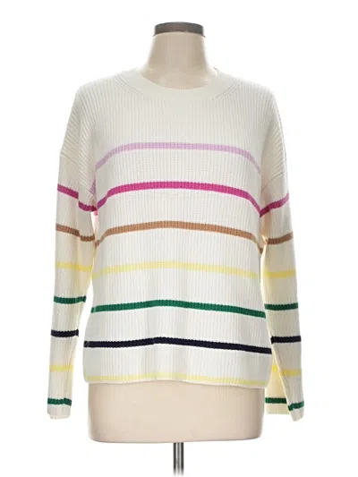 Pre-owned Gap Pullover Sweater In White