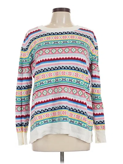 Pre-owned Gap Pullover Sweater In White