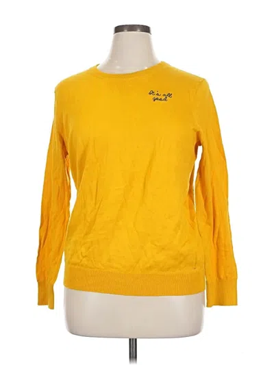 Gap Pullover Sweater In Yellow