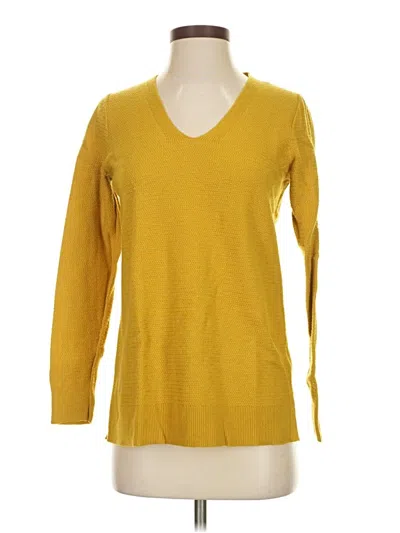 Pre-owned Gap Pullover Sweater In Yellow