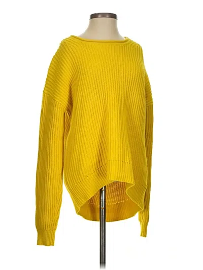 Pre-owned Gap Pullover Sweater In Yellow