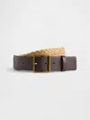 Gap Raffia Belt In Brown