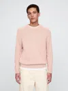 Gap Raglan Crewneck Sweater In Willow Pink