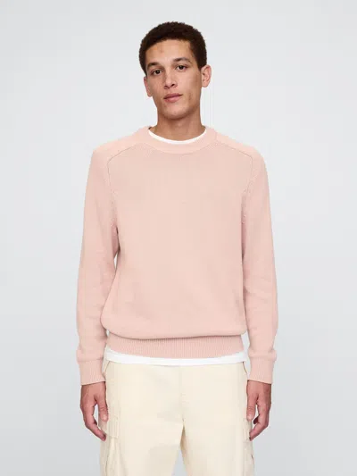 Gap Raglan Crewneck Sweater In Willow Pink
