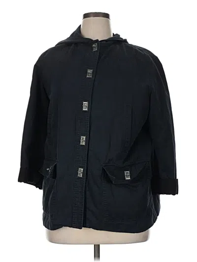 Pre-owned Gap Raincoat In Blue