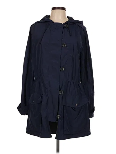 Pre-owned Gap Raincoat In Blue