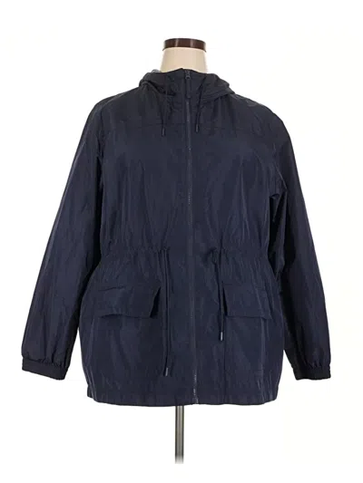 Pre-owned Gap Raincoat In Blue