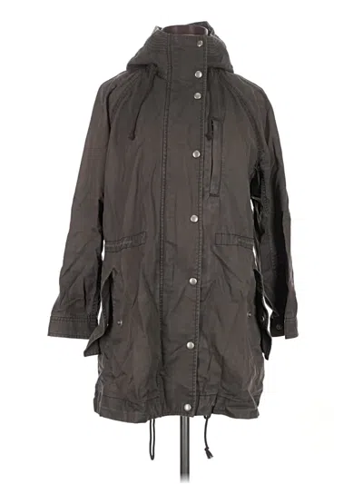 Pre-owned Gap Raincoat In Gray
