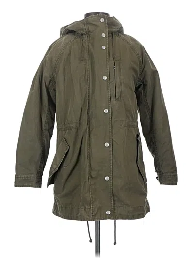 Pre-owned Gap Raincoat In Green