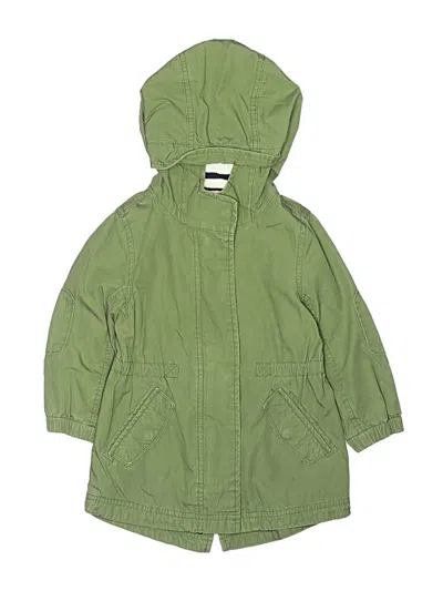 Pre-owned Gap Kids' Raincoat In Green