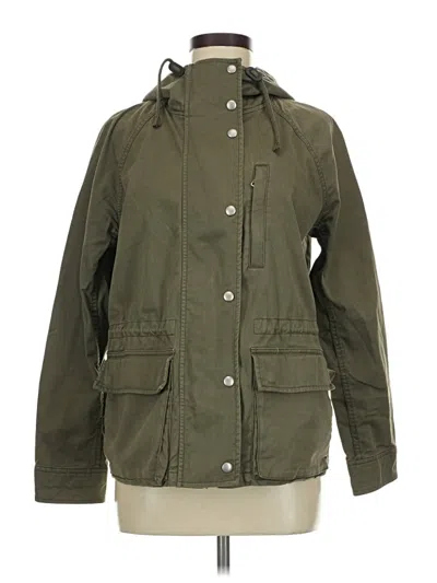 Pre-owned Gap Raincoat In Green