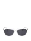 Gap Rectangle-frame Sunglasses In Transparent