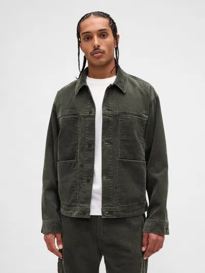 Gap Relaxed Corduroy Jacket In Black