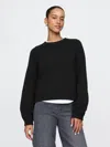 Gap Relaxed Crewneck Sweater In Black