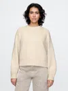 Gap Relaxed Crewneck Sweater In Chino Beige