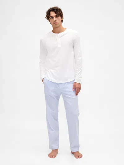 Gap Relaxed Pj Pants In Blue