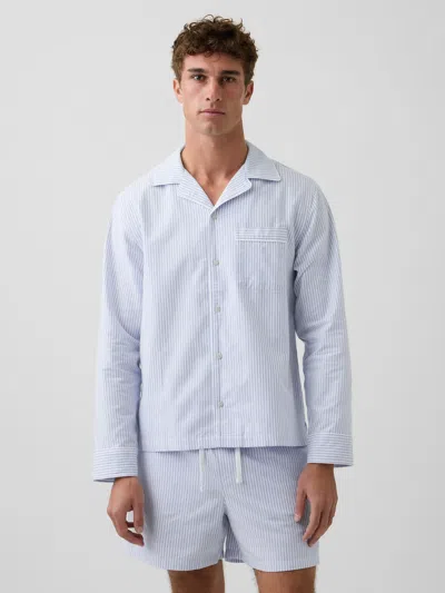 Gap Relaxed Pj Shirt In Blue