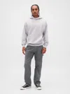 Gap Relaxed Straight Carpenter Jeans In Gray